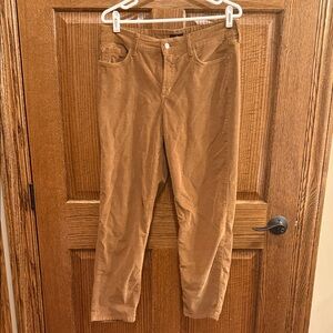 NYDJ Corduroy Pants in Caramel Brown  10P